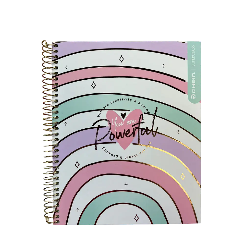 CUADERNO BOOK 120 HOJAS MAT 5MM PASTEL