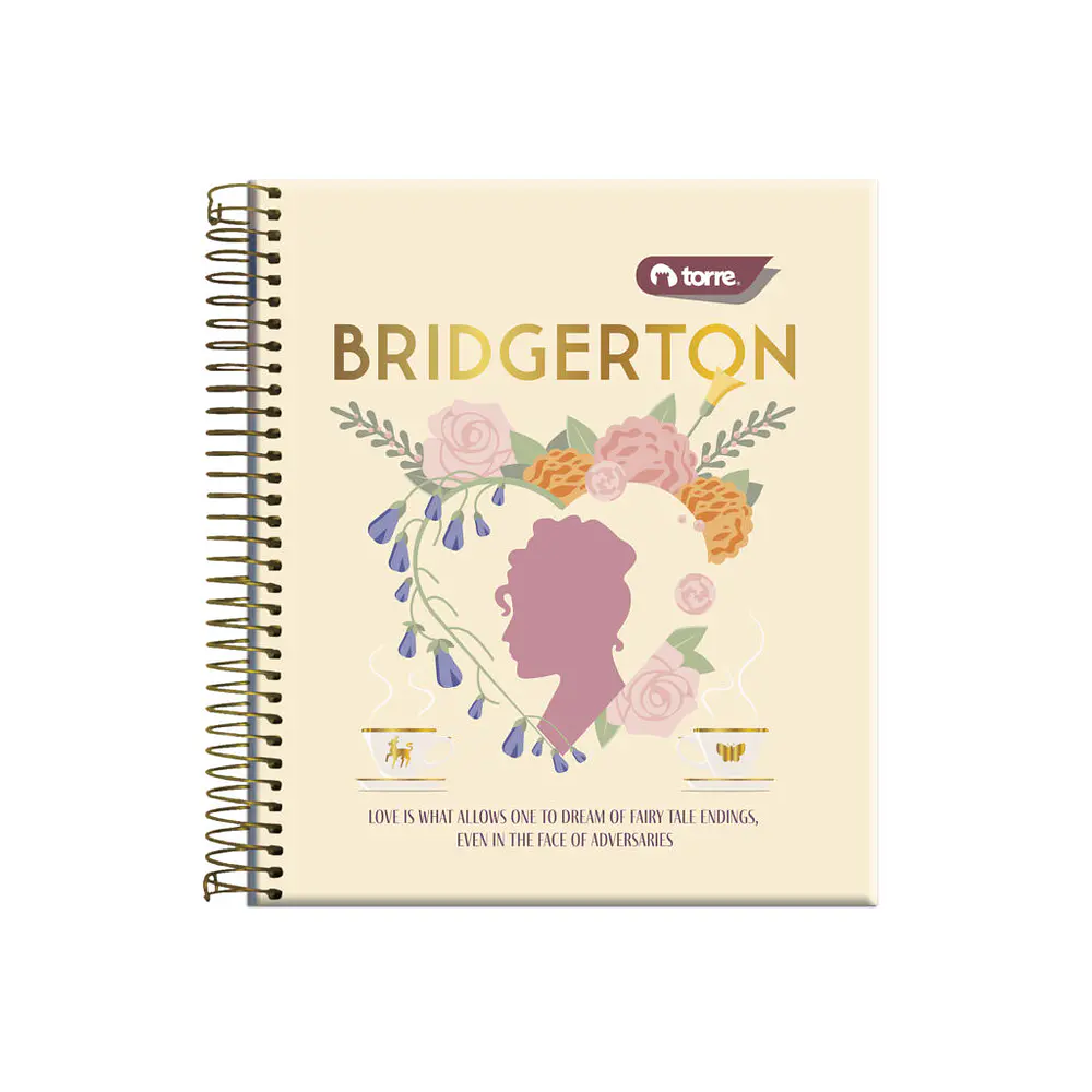 CUADERNO BOOK BRIDGERTON 15O HOJAS 7MM