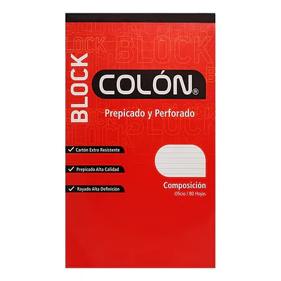 BLOCK PREPICADO OFICIO COMPOSICION COLON