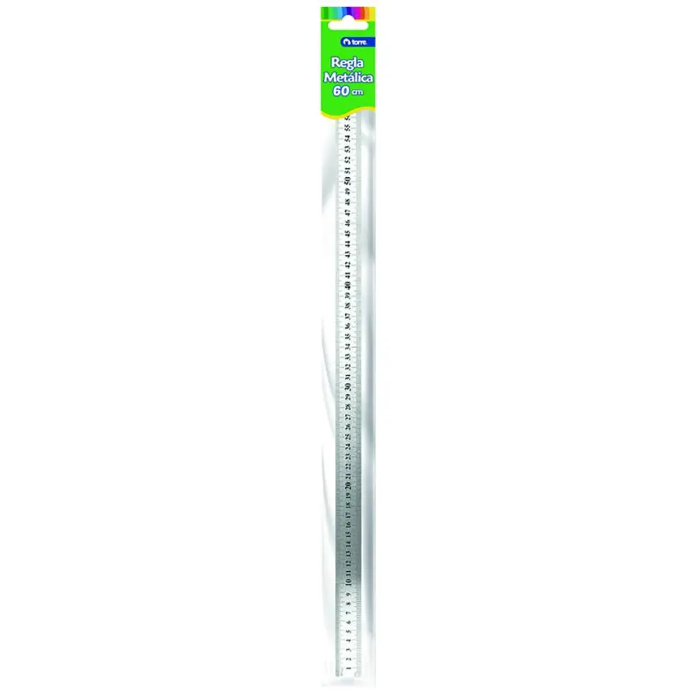 REGLA METÁLICA 60 CMS