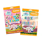 BLOCK DE STICKERS DINOSAURIOS