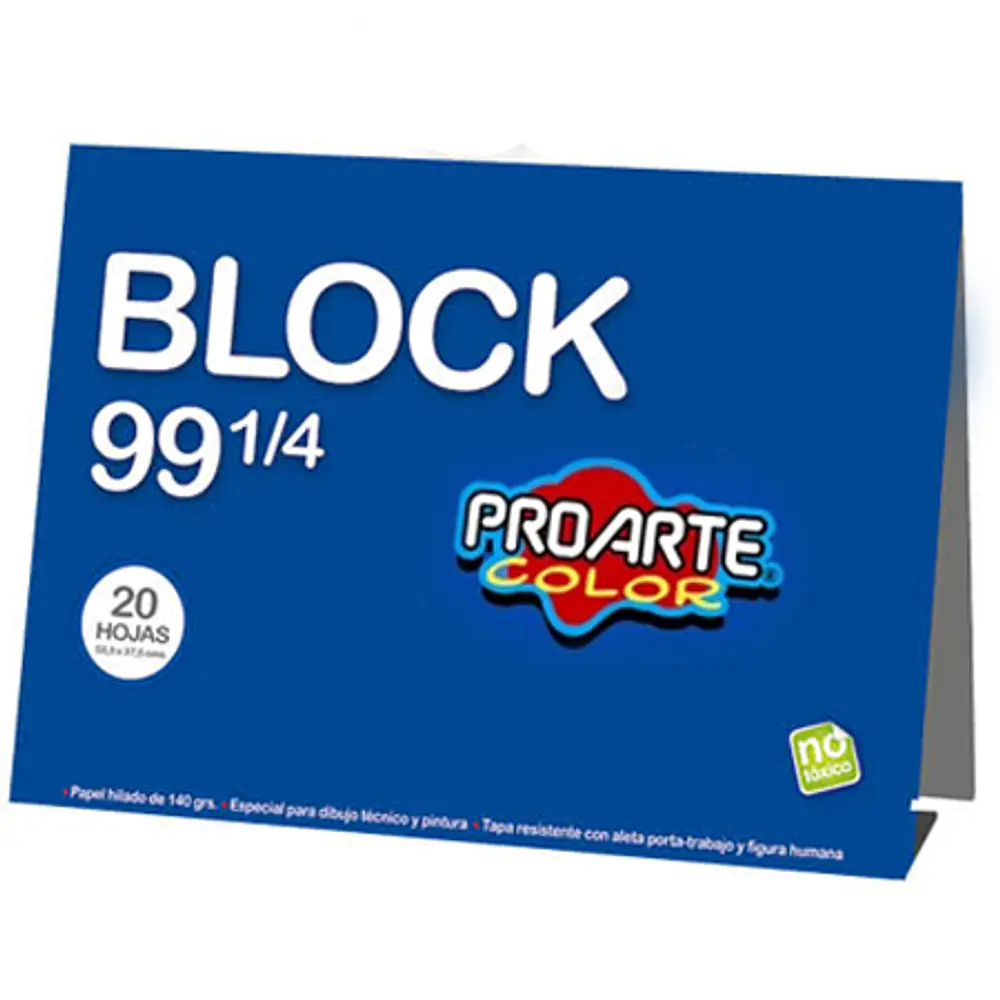 BLOCK DIBUJO MEDIO 20 HOJAS 99 1/4 140 GRAMOS