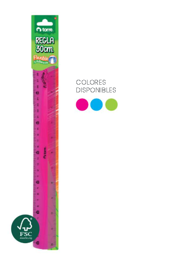 BL. REGLA FLEXIBLE 30CM