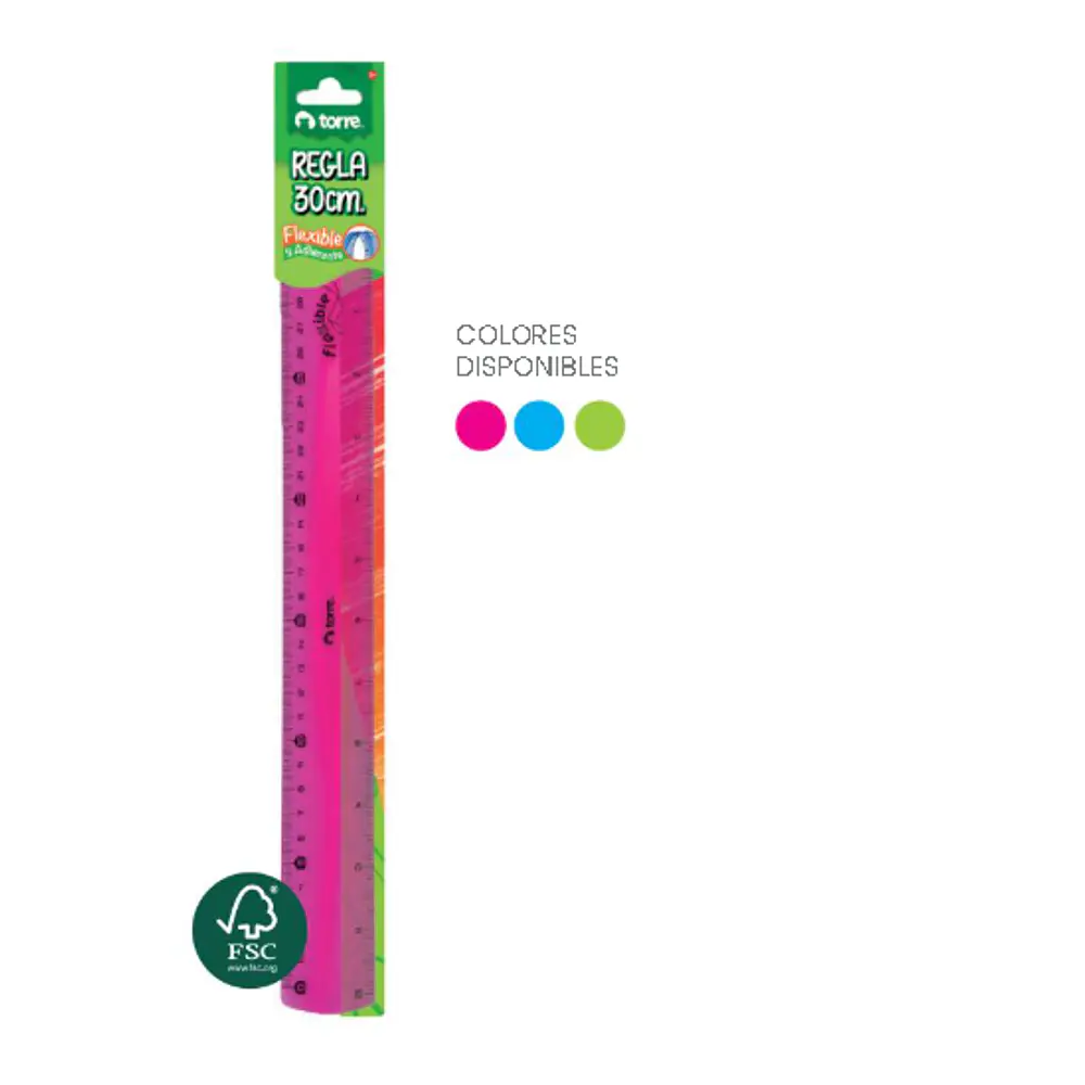 BL. REGLA FLEXIBLE 30CM