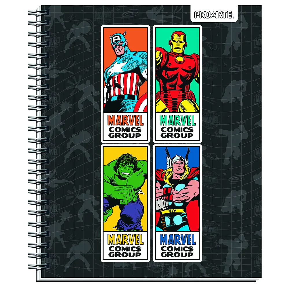 CUADERNO UNIVERSITARIO 100HJS MAT7MM. MARVEL COMICS