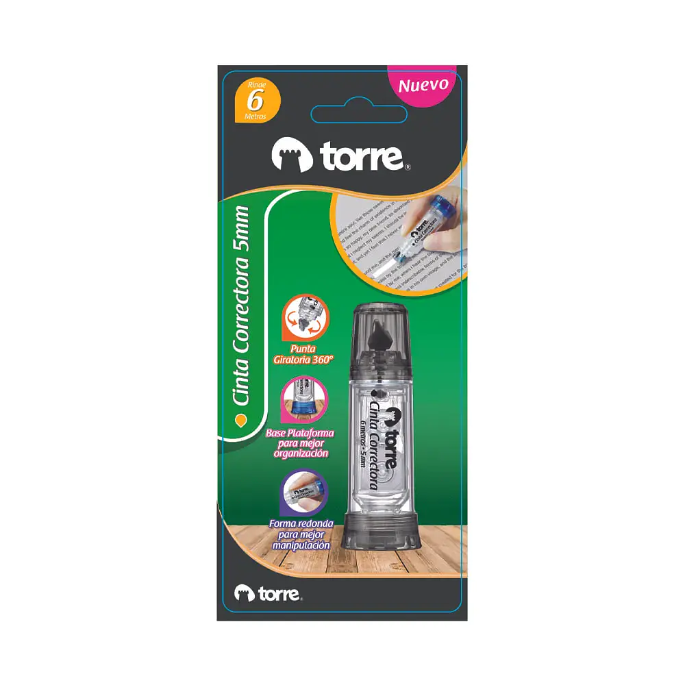 BLISTER CINTA CORRECTORA 5 MM X 6 MTS