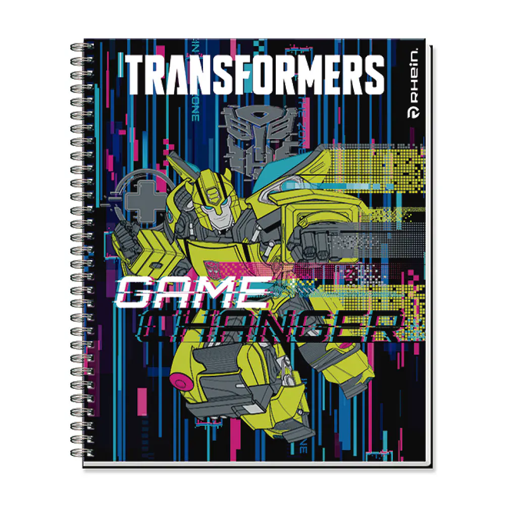 CUADERNO UNIVERSITARIO 100HJS MAT7MM TRANSFORMERS