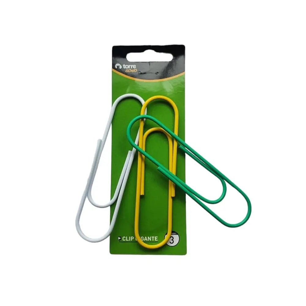 BLISTER CLIPS JUMBO 3 UNIDADES TORRE