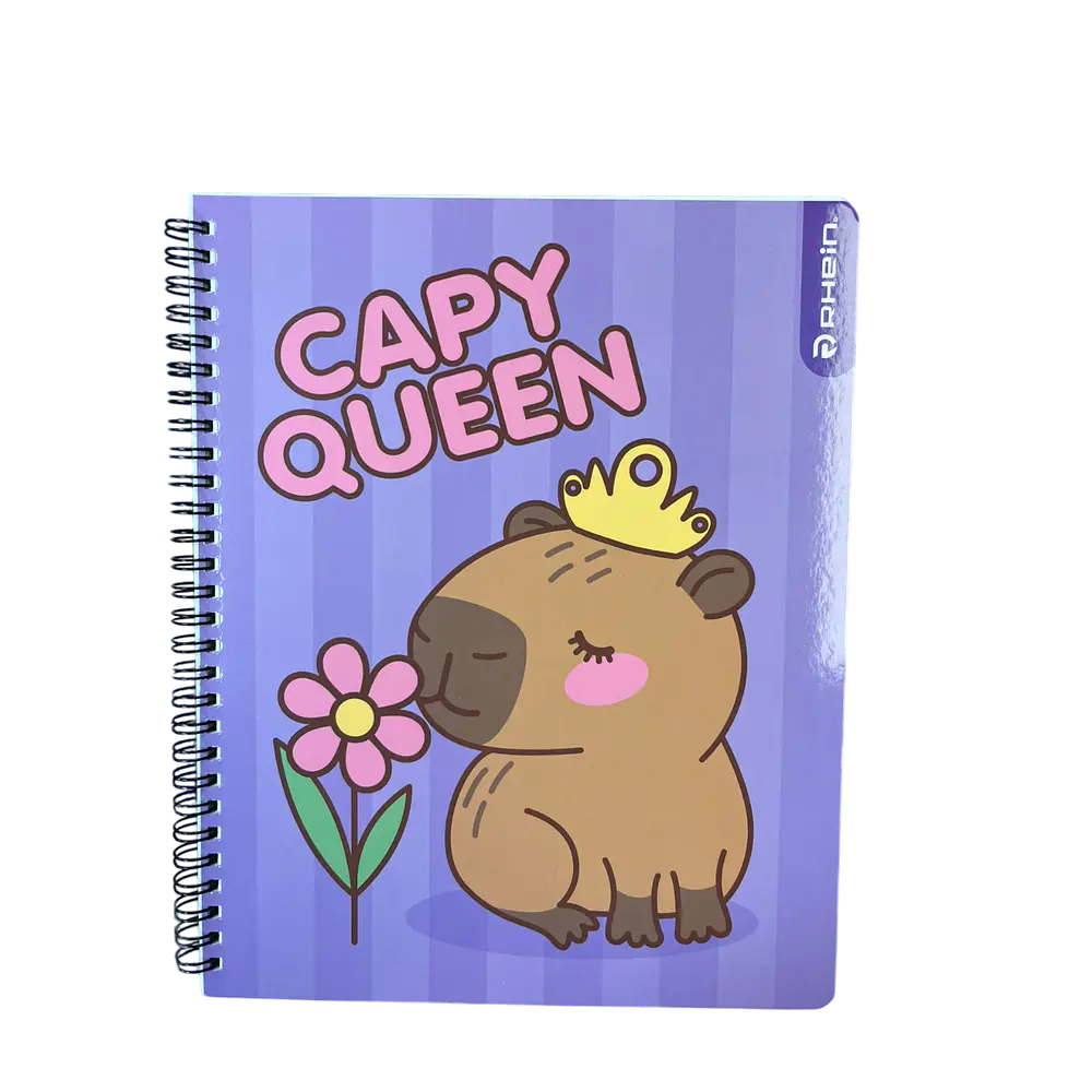 CUADERNO UNIVERSITARIO 100 HOJAS 7MM CAPIBARA