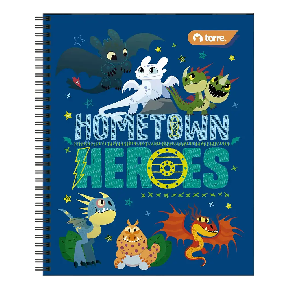 CUADERNO UNIVERSITARIO 100 HOJAS 7MM COMO ENTRENAR A TU DRAGON