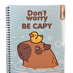 CUADERNO UNIVERSITARIO 100 HOJAS 7MM CAPIBARA