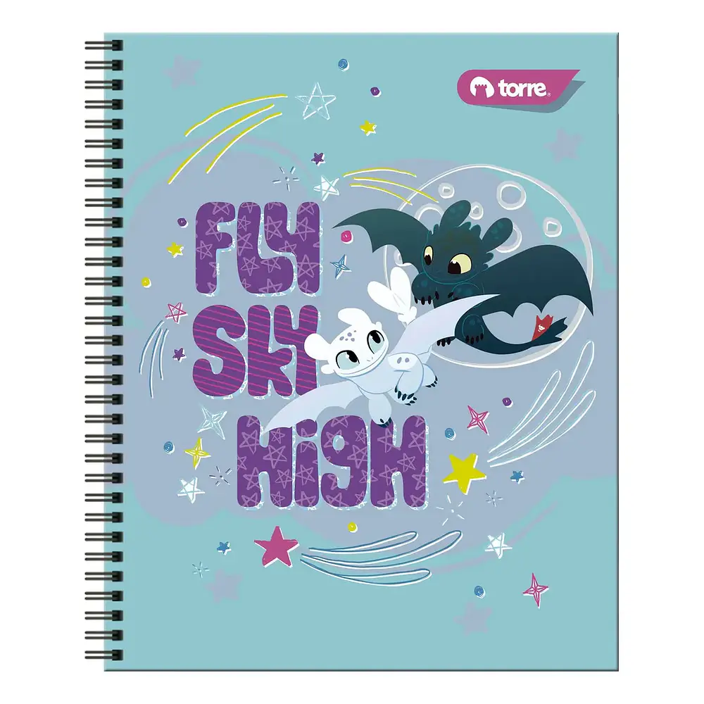 CUADERNO UNIVERSITARIO 100 HOJAS 7MM COMO ENTRENAR A TU DRAGON
