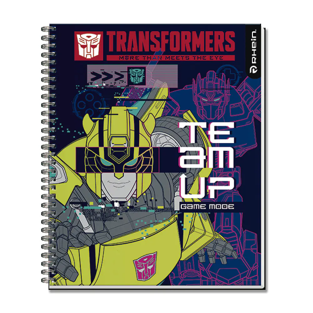CUADERNO UNIVERSITARIO 100HJS MAT7MM TRANSFORMERS