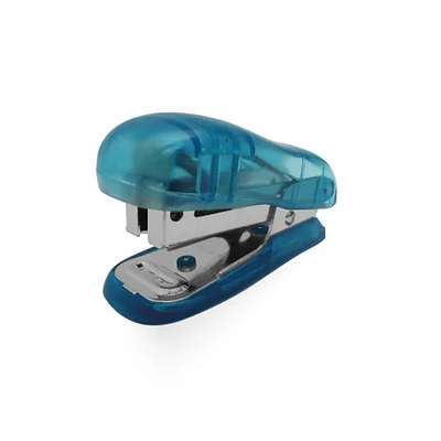BLISTER CORCHETERA PLASTICA MINI 10 HOJAS AZUL