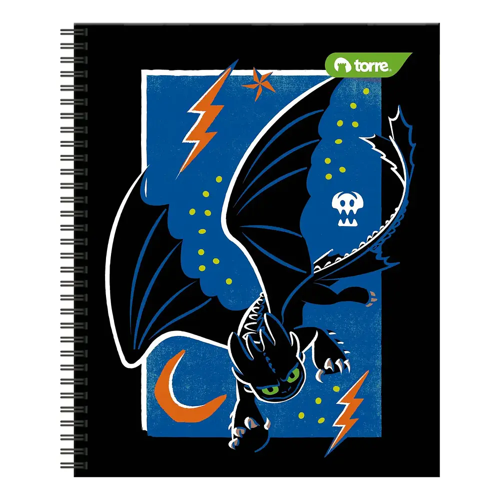 CUADERNO UNIVERSITARIO 100 HOJAS 7MM COMO ENTRENAR A TU DRAGON