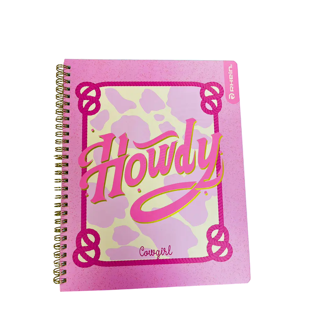CUADERNO UNIVERSITARIO 100 HOJAS 7MM COW GIRL