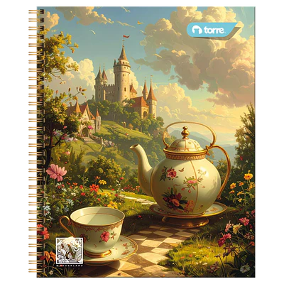 CUADERNO UNIVERSITARIO 100 HOJAS 7MM WONDERLAND