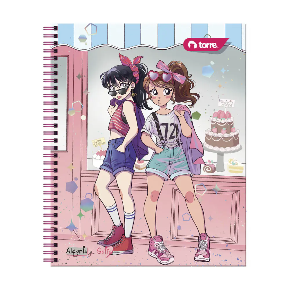 CUADERNO UNIVERSITARIO 100 HOJAS ANIMÉ