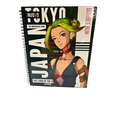 CUADERNO UNIVERSITARIO 7 MM 100 HJS ANIME 