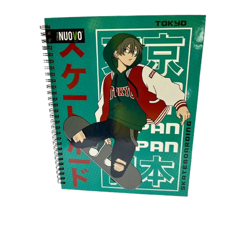 CUADERNO UNIVERSITARIO 7 MM 100 HJS ANIME 