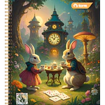 CUADERNO UNIVERSITARIO 100 HOJAS 7MM WONDERLAND