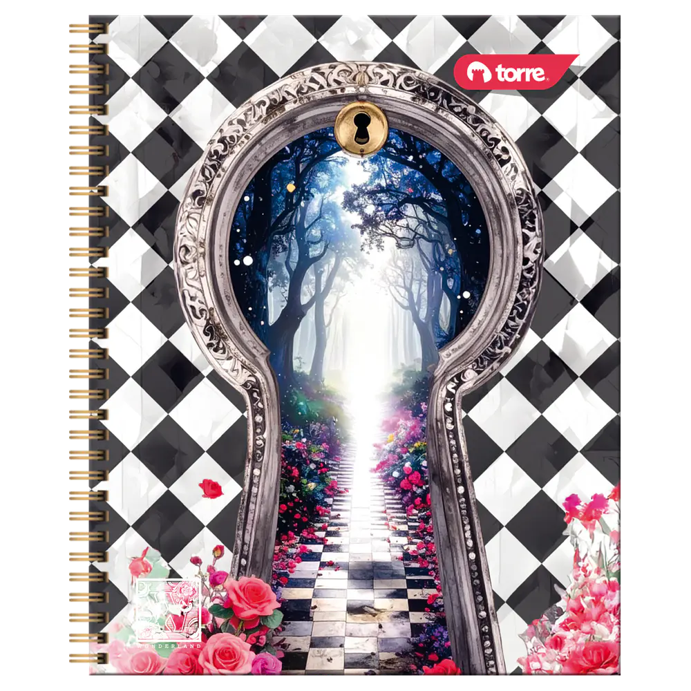 CUADERNO UNIVERSITARIO 100 HOJAS 7MM WONDERLAND