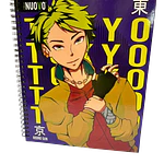 CUADERNO UNIVERSITARIO 7 MM 100 HJS ANIME 