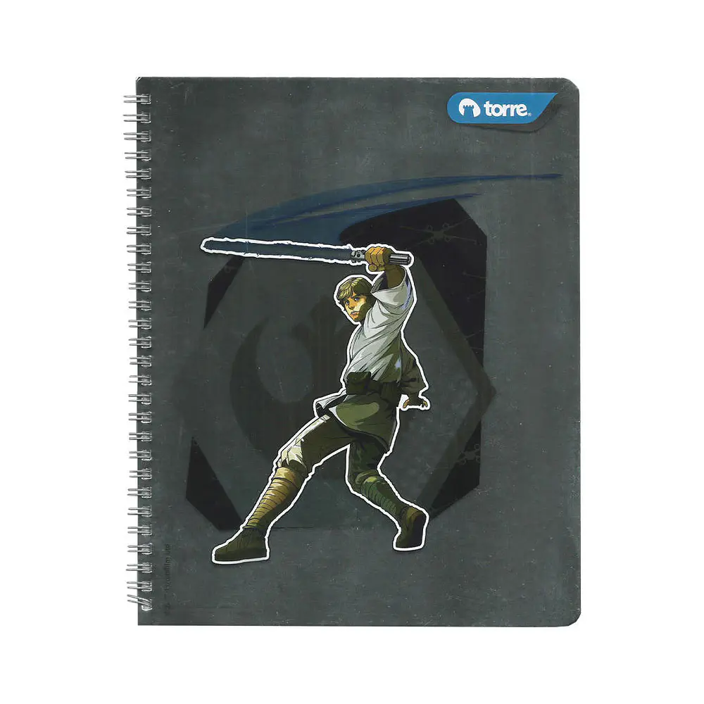CUADERNO UNIVERSITARIO STAR WARS 7MM 100HJS.