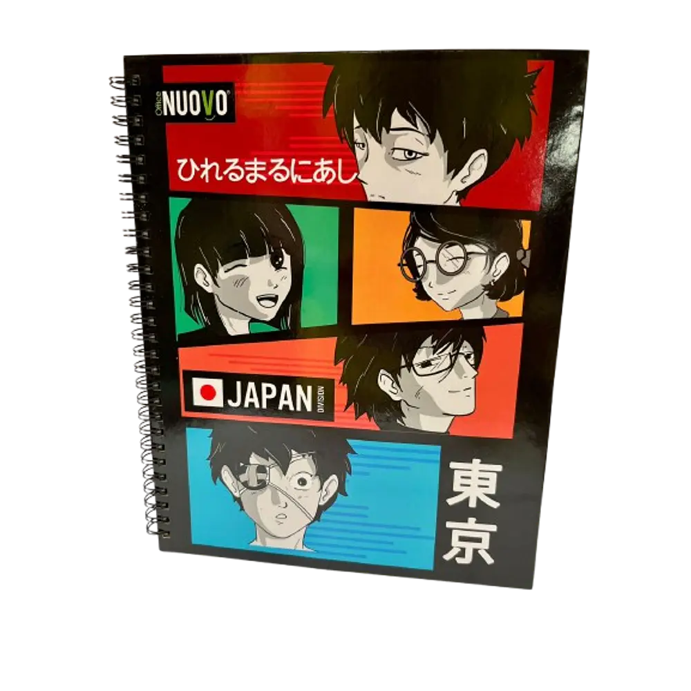CUADERNO UNIVERSITARIO 7 MM 100 HJS ANIME 