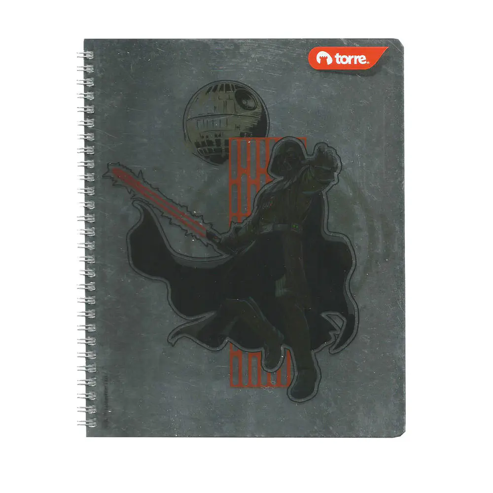 CUADERNO UNIVERSITARIO STAR WARS 7MM 100HJS.