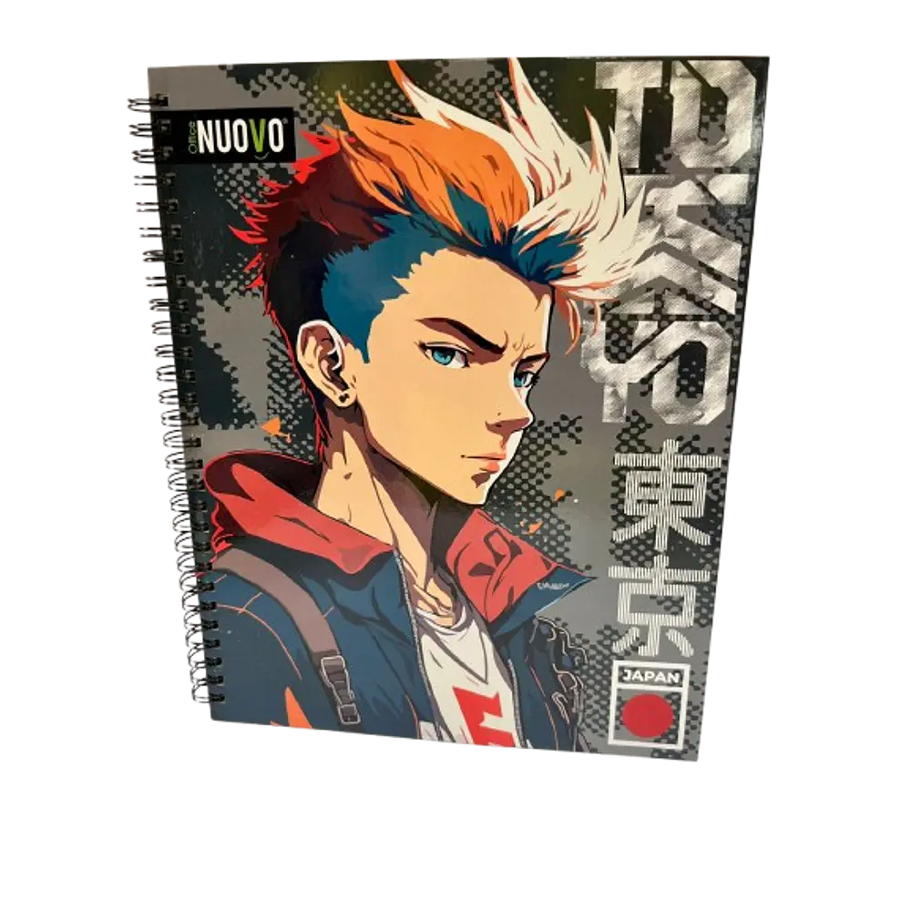 CUADERNO UNIVERSITARIO 7 MM 100 HJS ANIME 