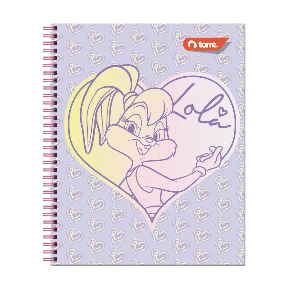 CUADERNO UNIVERSITARIO 100 HOJAS 7MM LOLA BUNNY 