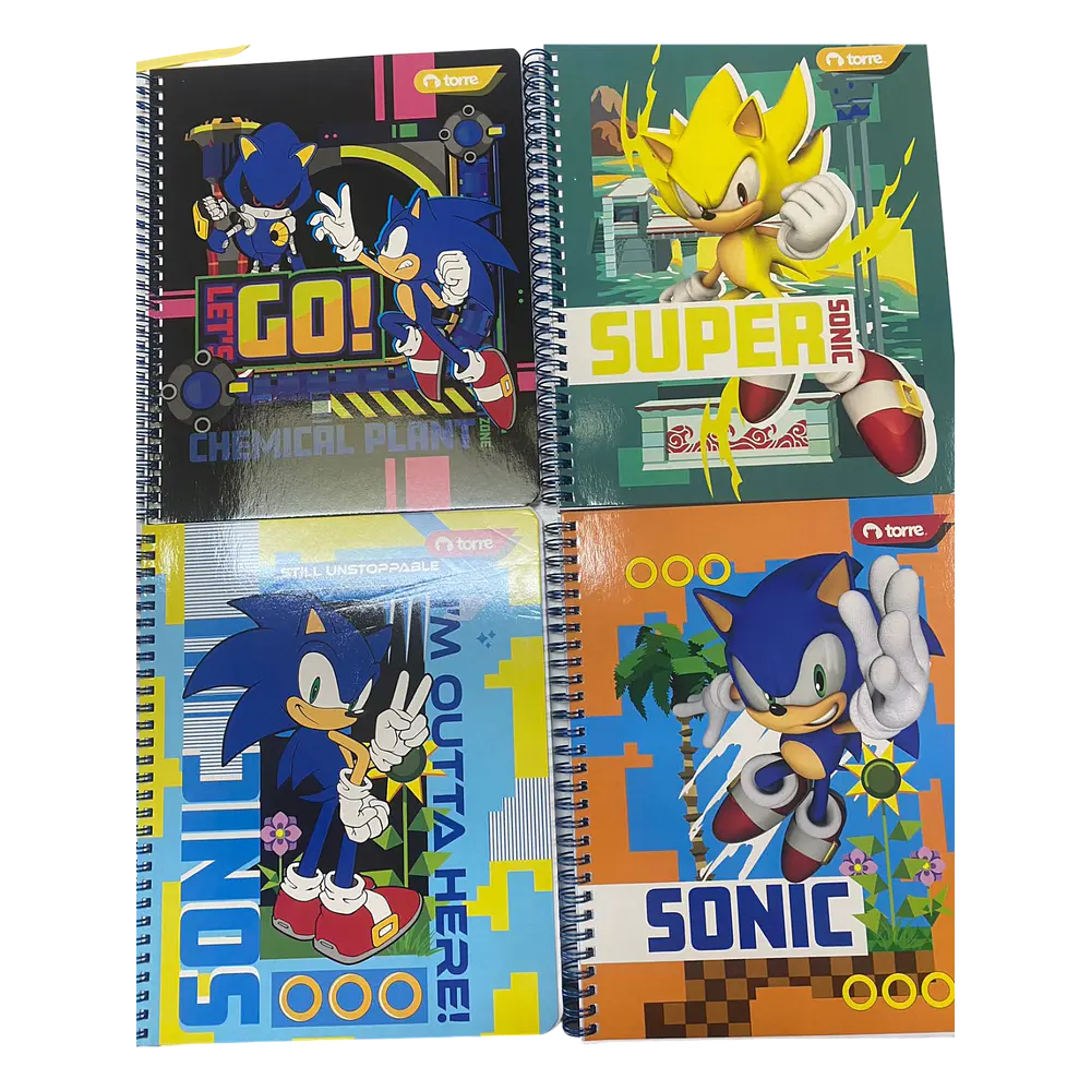 CUADERNO UNIV. SONIC 7MM 100HJS.
