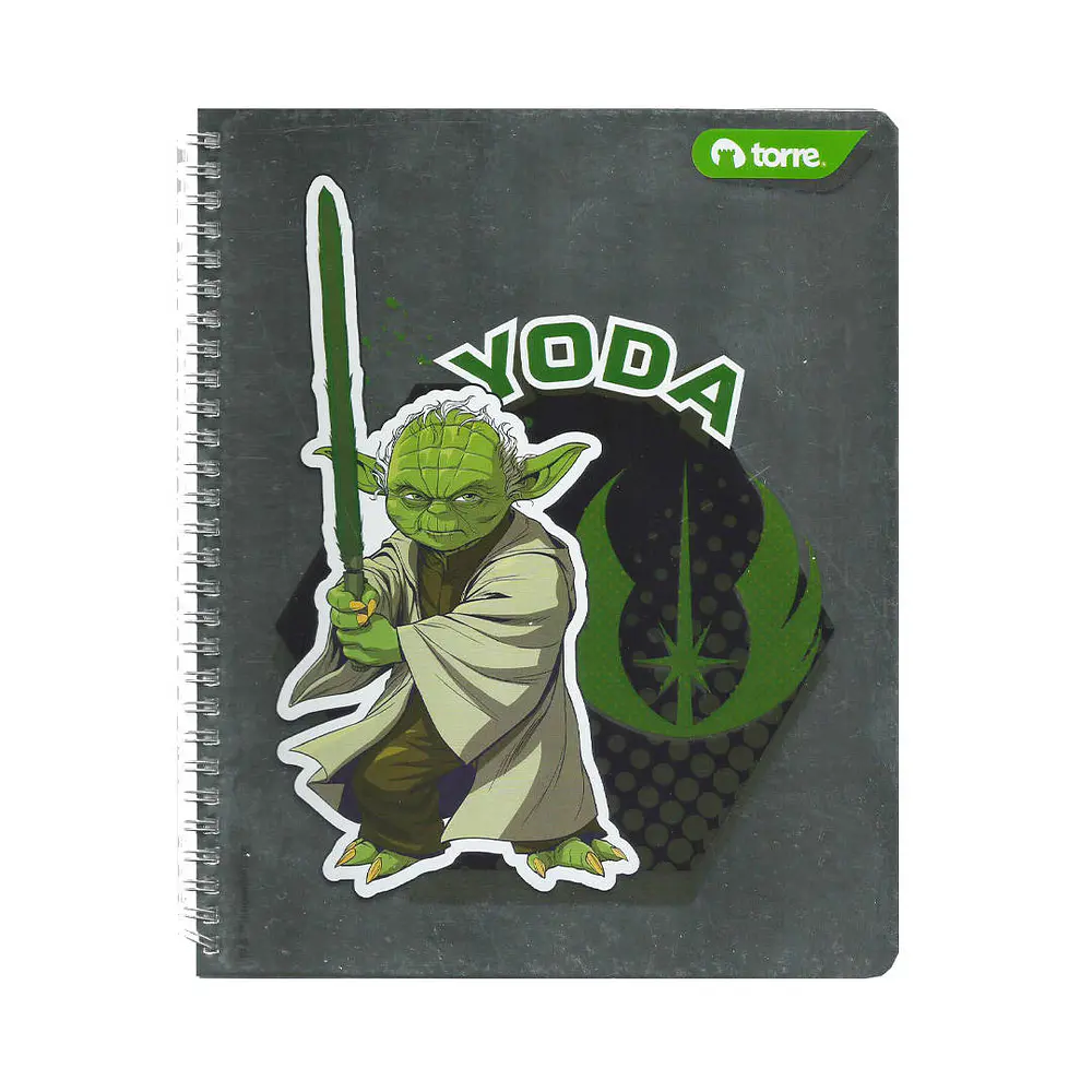 CUADERNO UNIVERSITARIO STAR WARS 7MM 100HJS.