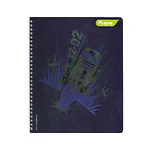 CUADERNO UNIVERSITARIO STAR WARS 7MM 100HJS.