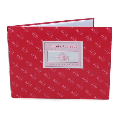 LIBRETA APAISADA 100 HOJAS