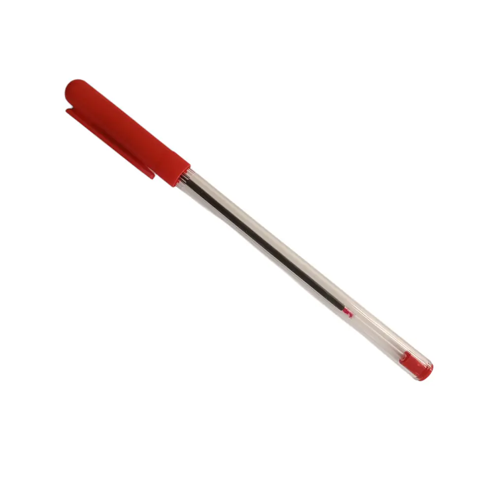 LÁPIZ PASTA PTA. PLÁSTICA ROJO 
