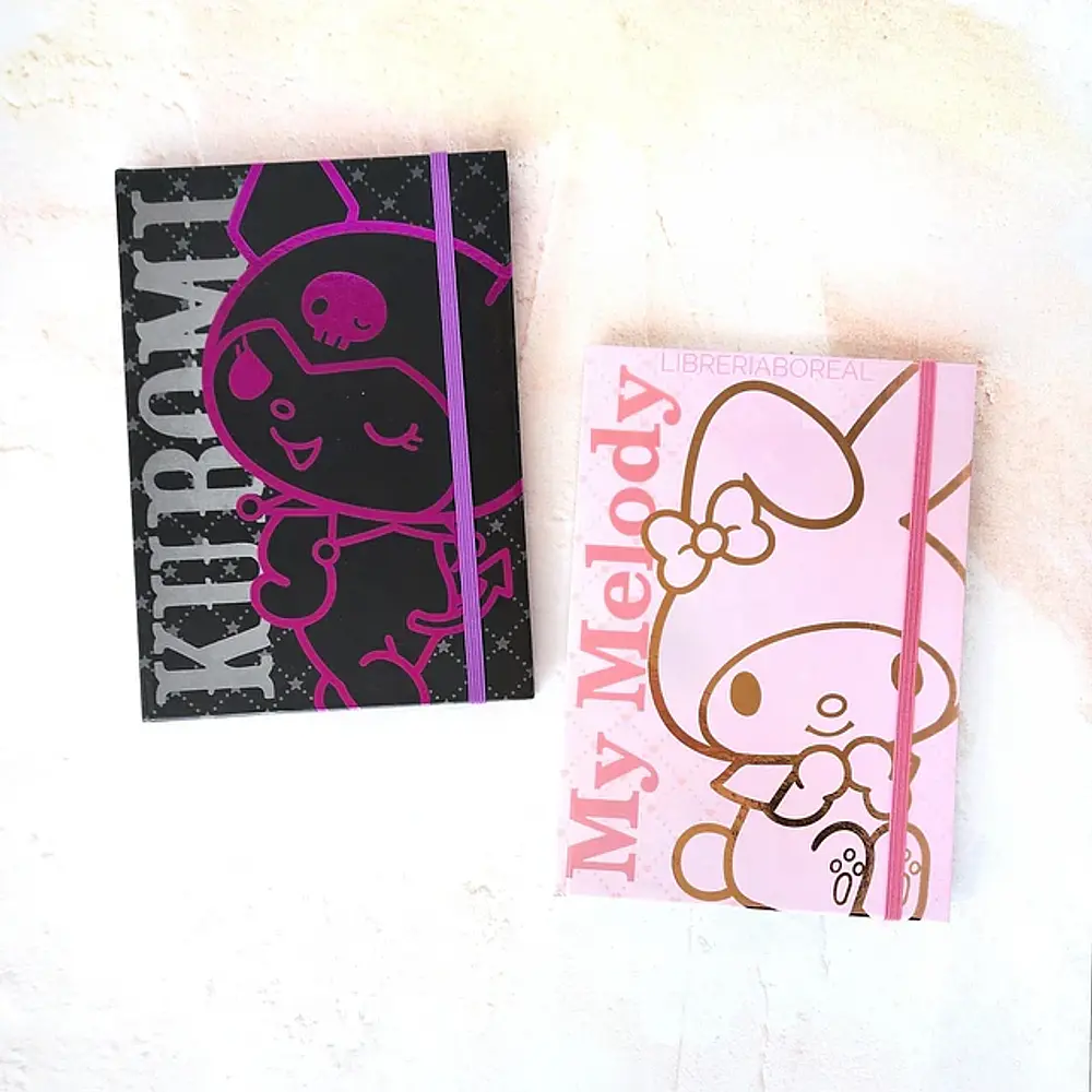 LIBRETA KUROMI & MY MELODY 21X15CMS
