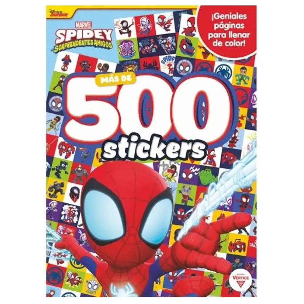 LIBRO 500 STICKERS SPIDEY