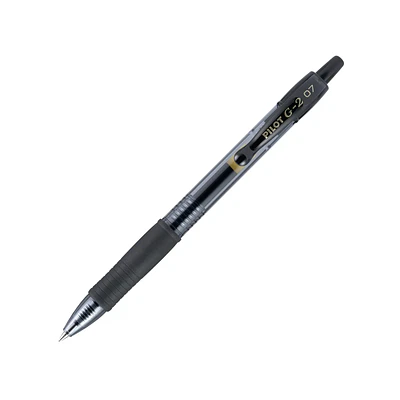 LAPIZ ROLLER G-2 0.7MM NEGRO RETRACTIL