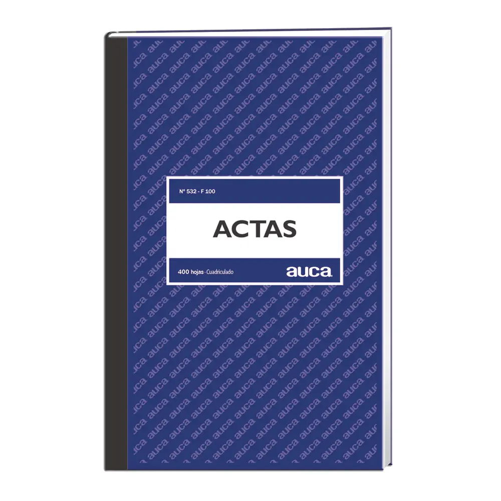 LIBRO ACTAS CUADRICULADO 400 HJS