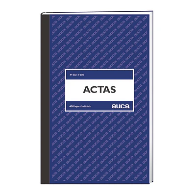 LIBRO ACTAS CUADRICULADO 400 HJS