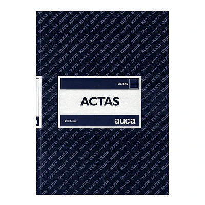 LIBRO ACTAS LINEAL 200 HOJAS 
