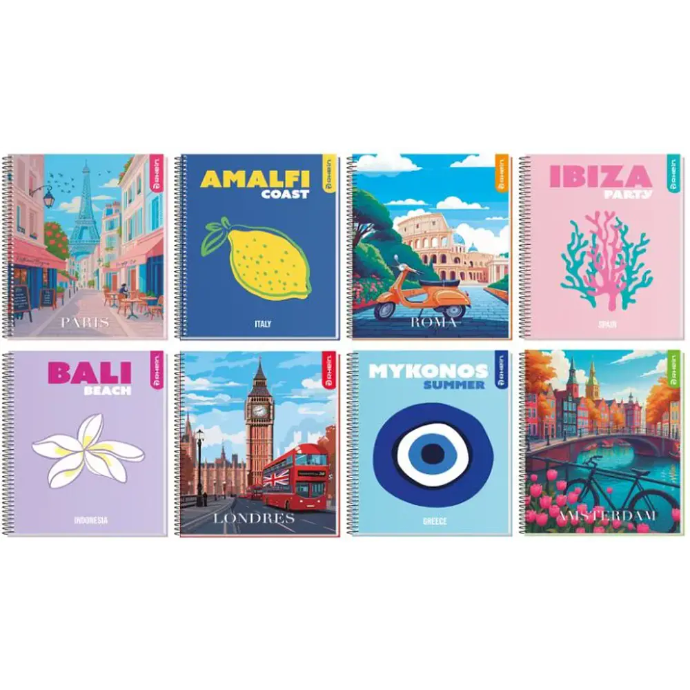 CUADERNO ESPECIAL CARTA 120 HOJAS TRAVEL