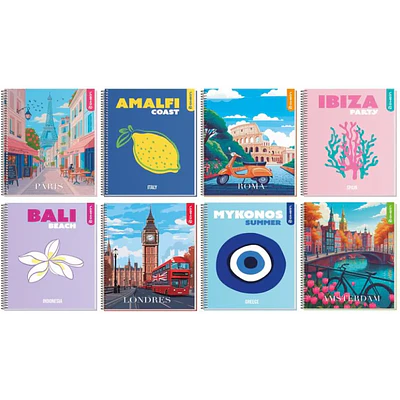 CUADERNO ESPECIAL CARTA 120 HOJAS TRAVEL