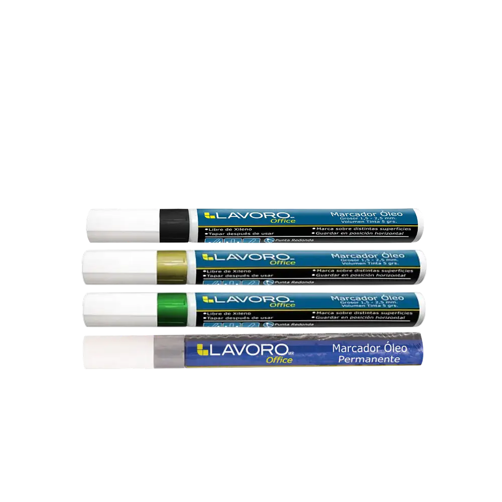 MARCADOR TINTA OLEO MEDIO 2.0mm LAVORO - DIFERENTES COLORES