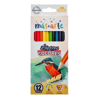 LAPICES 12 COLORES TRIANGULAR