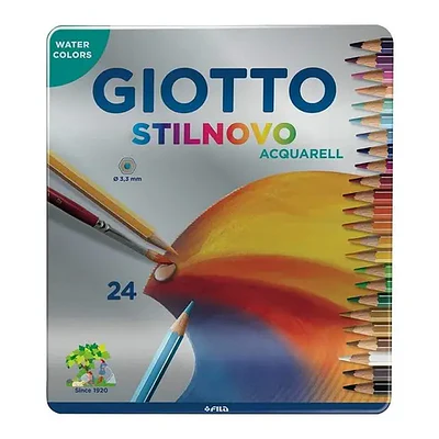 LAPICES LATA 24 COLORES AQUARELABLES