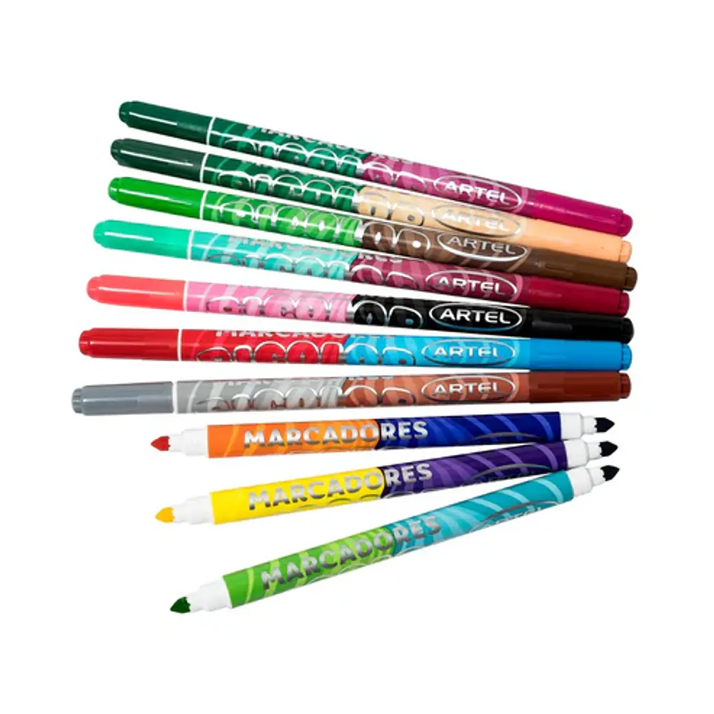 MARCADORES DOBLES 20 COLORES ARTEL