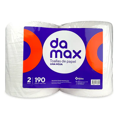 TOALLA DE PAPEL 190MTS X2 UNDS